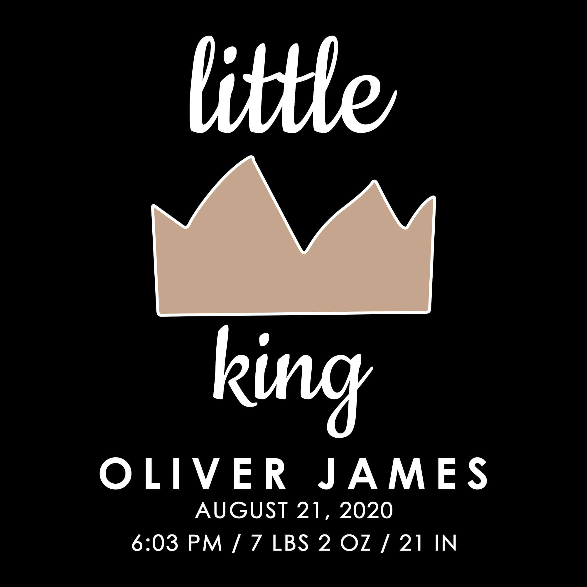 LITTLE KING (BLACK)