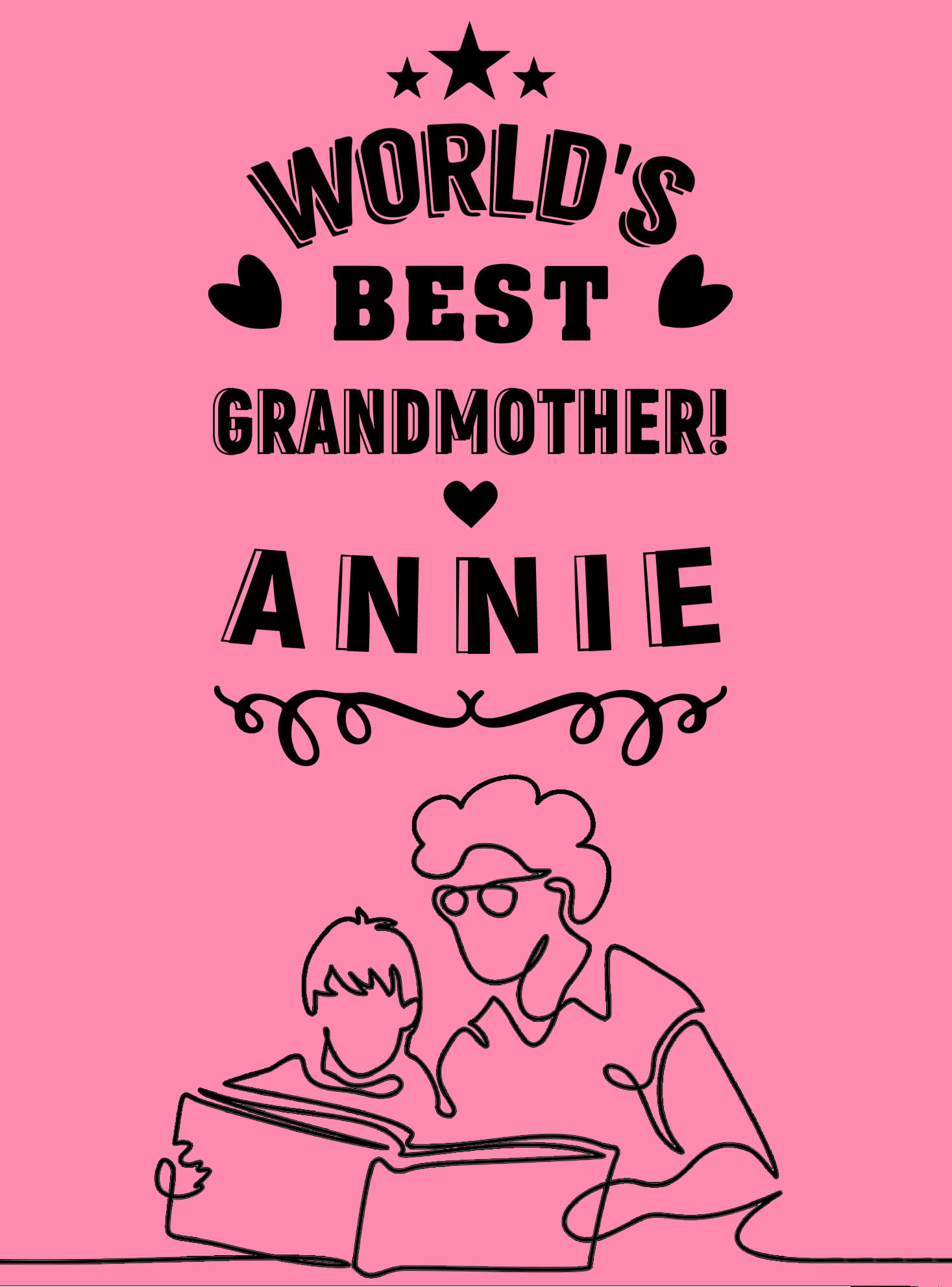 World‚Äö's Best Grandmother_pink
