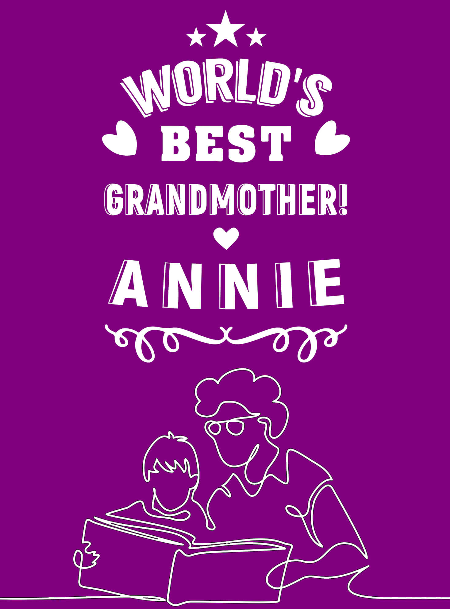 World‚Äö's Best Grandmother_purple